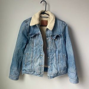 Levi’s - Denim Wool-lined Jacket - Size Small